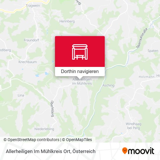 Allerheiligen Im Mühlkreis Ort Karte