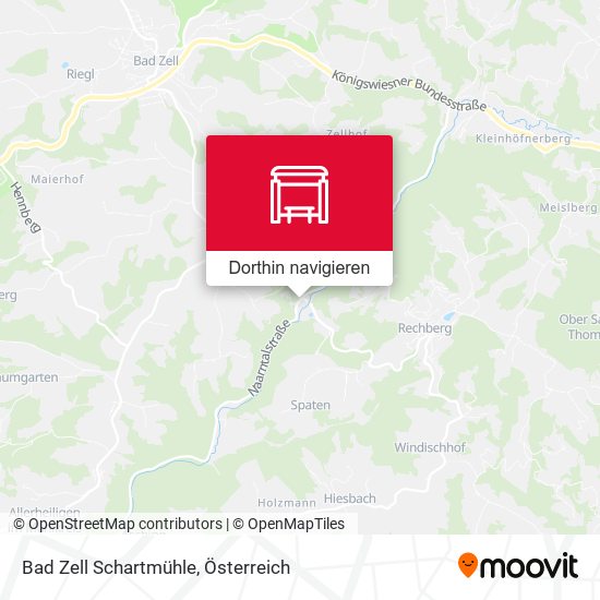 Bad Zell Schartmühle Karte