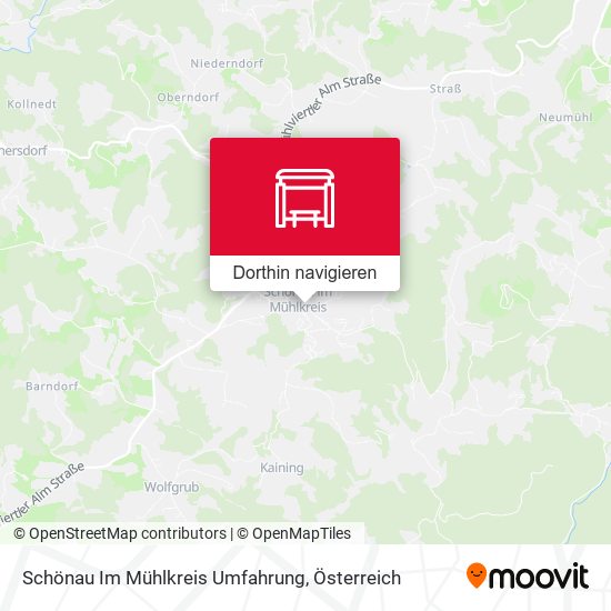 Schönau Im Mühlkreis Umfahrung Karte