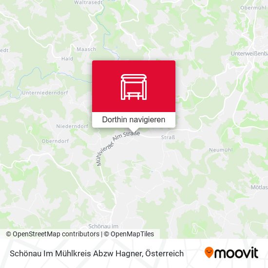 Schönau Im Mühlkreis Abzw Hagner Karte