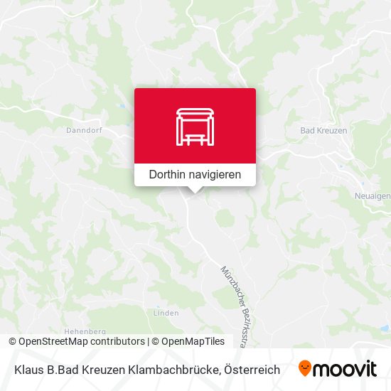 Klaus B.Bad Kreuzen Klambachbrücke Karte