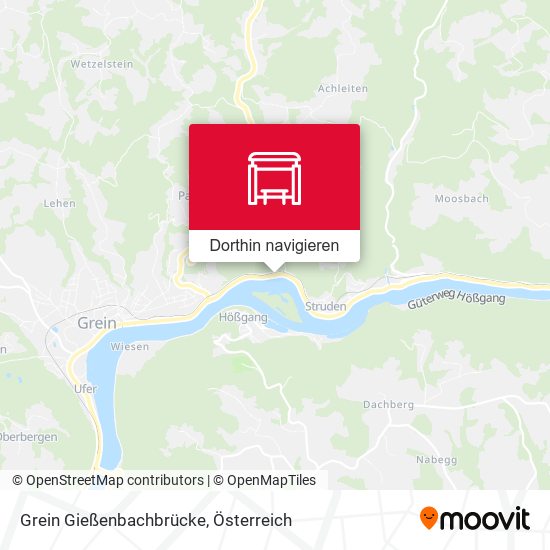 Grein Gießenbachbrücke Karte