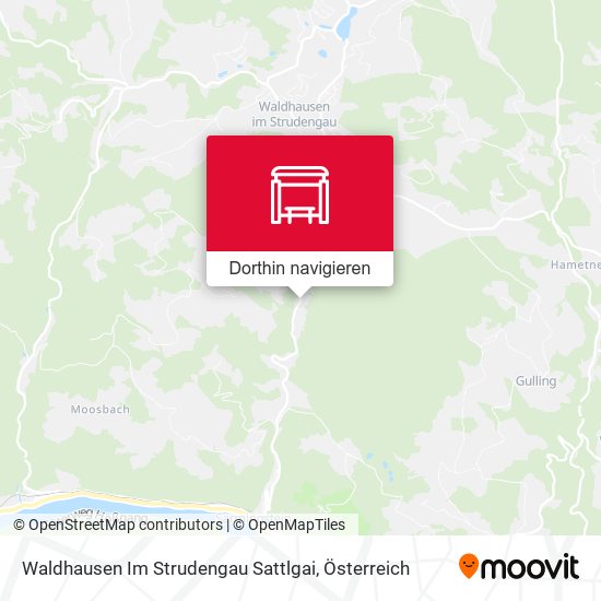 Waldhausen Im Strudengau Sattlgai Karte