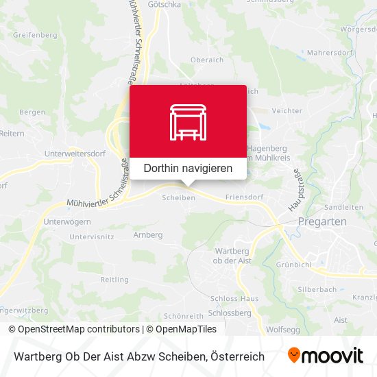 Wartberg Ob Der Aist Abzw Scheiben Karte