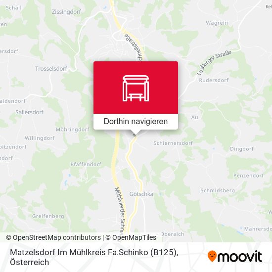 Matzelsdorf Im Mühlkreis Fa.Schinko (B125) Karte