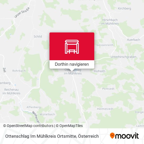 Ottenschlag Im Mühlkreis Ortsmitte Karte