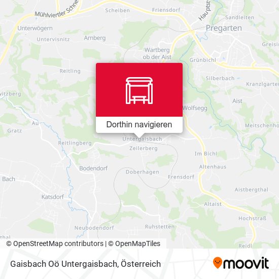Gaisbach Oö Untergaisbach Karte