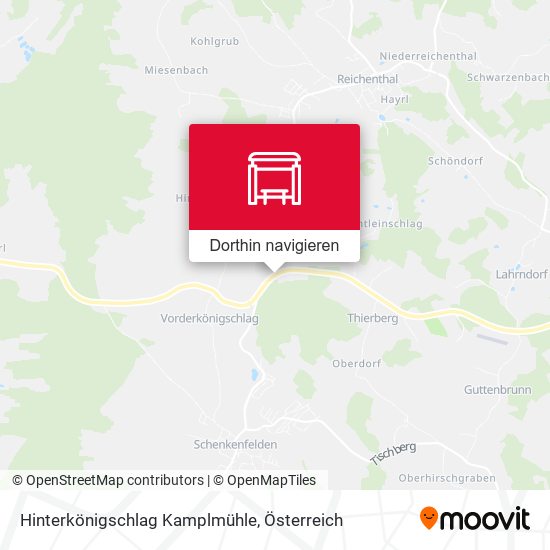 Hinterkönigschlag Kamplmühle Karte