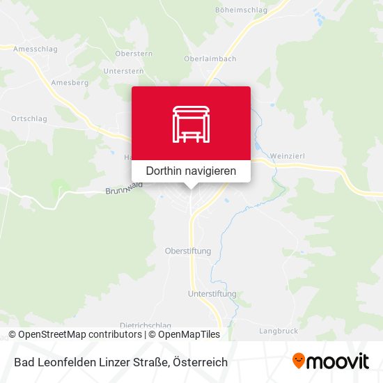 Bad Leonfelden Linzer Straße Karte
