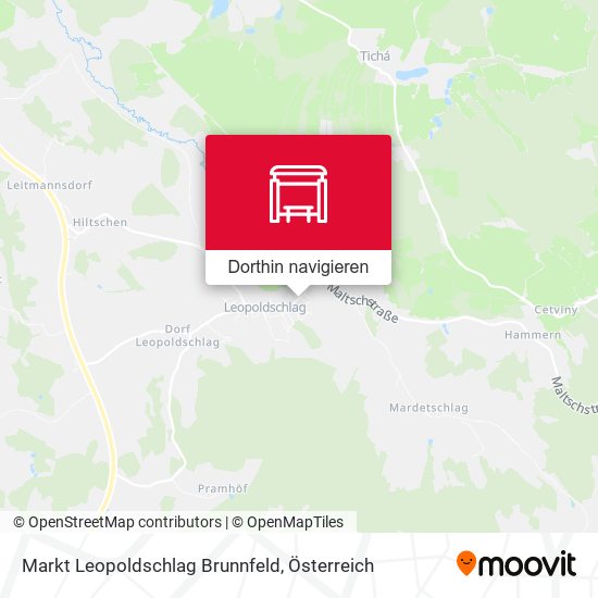 Markt Leopoldschlag Brunnfeld Karte