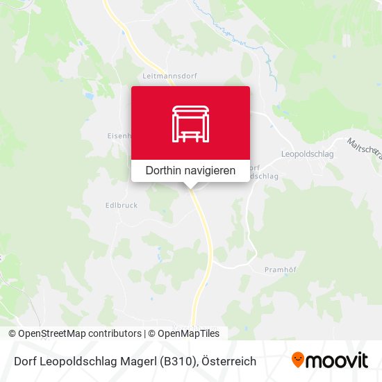 Dorf Leopoldschlag Magerl (B310) Karte