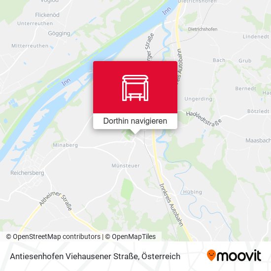 Antiesenhofen Viehausener Straße Karte