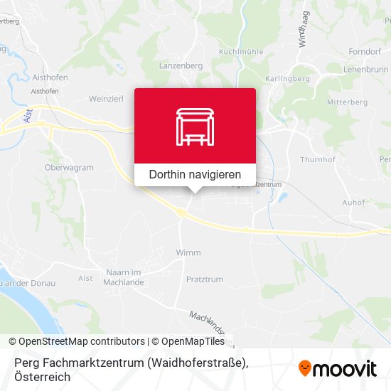 Perg Fachmarktzentrum (Waidhoferstraße) Karte