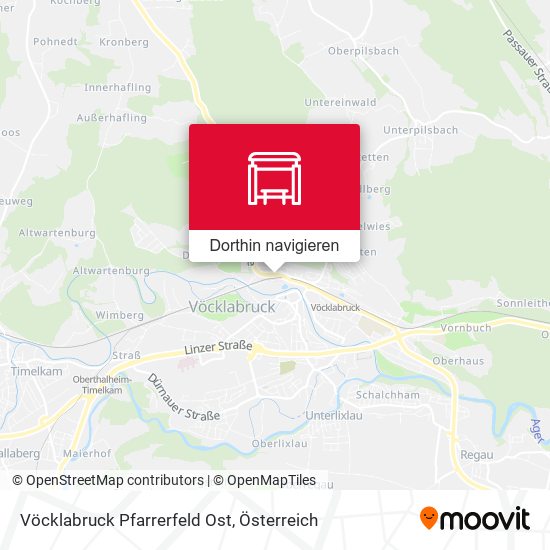 Vöcklabruck Pfarrerfeld Ost Karte