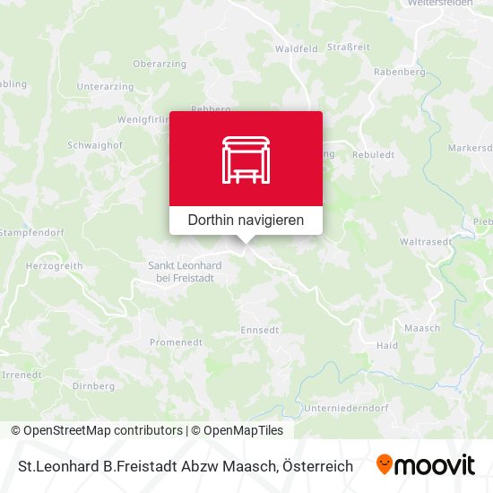 St.Leonhard B.Freistadt Abzw Maasch Karte