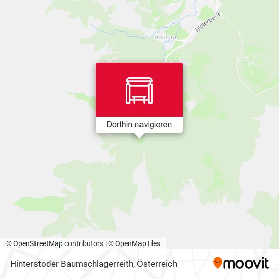 Hinterstoder Baumschlagerreith Karte