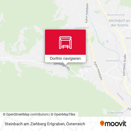 Steinbach am Ziehberg Erlgraben Karte