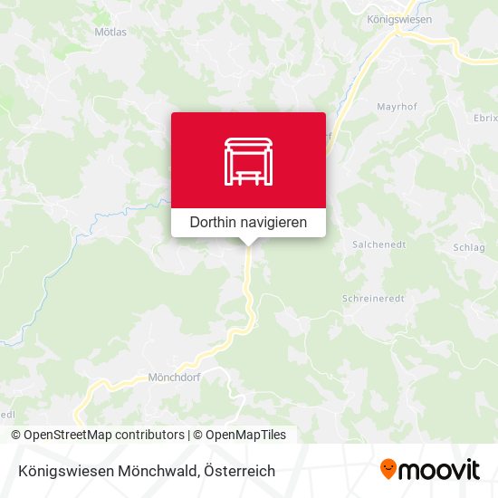 Königswiesen Mönchwald Karte