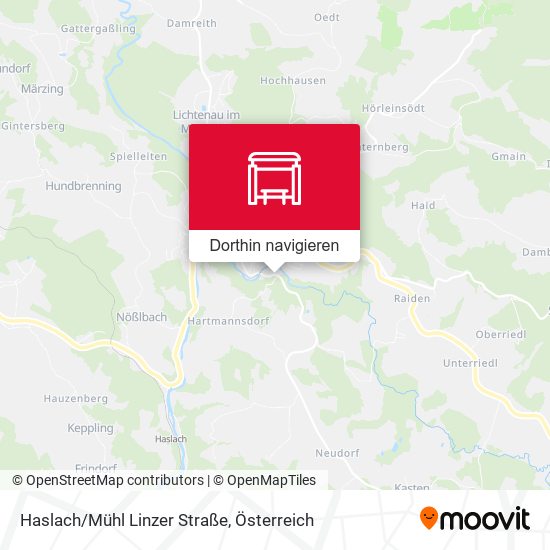Haslach/Mühl Linzer Straße Karte