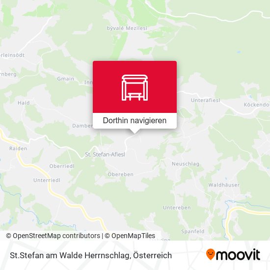 St.Stefan am Walde Herrnschlag Karte