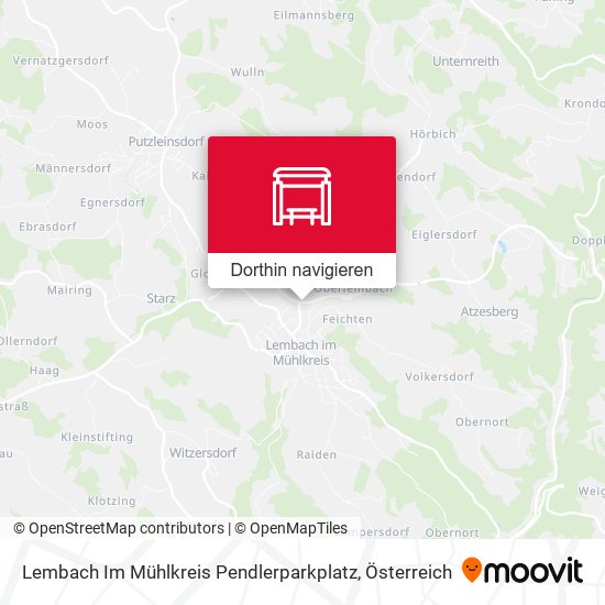 Lembach Im Mühlkreis Pendlerparkplatz Karte