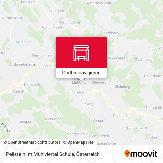 Peilstein Im Mühlviertel Schule Karte