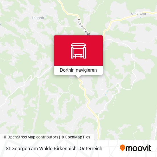 St.Georgen am Walde Birkenbichl Karte