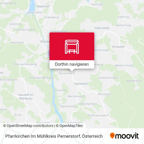 Pfarrkirchen Im Mühlkreis Pernerstorf Karte