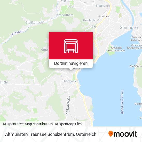 Altmünster / Traunsee Schulzentrum Karte