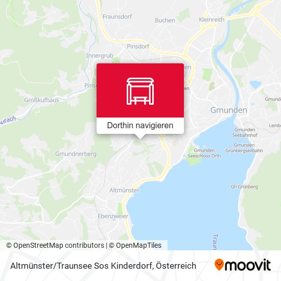 Altmünster / Traunsee Sos Kinderdorf Karte