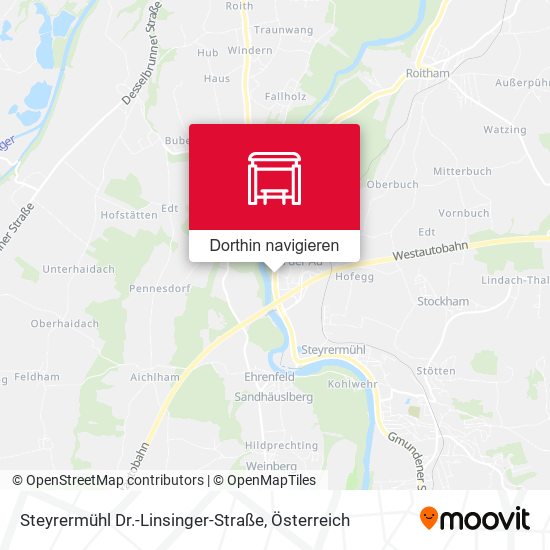 Steyrermühl Dr.-Linsinger-Straße Karte