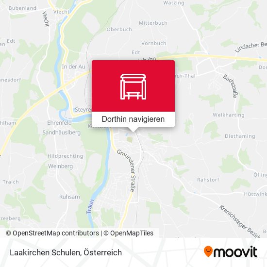 Laakirchen Schulen Karte