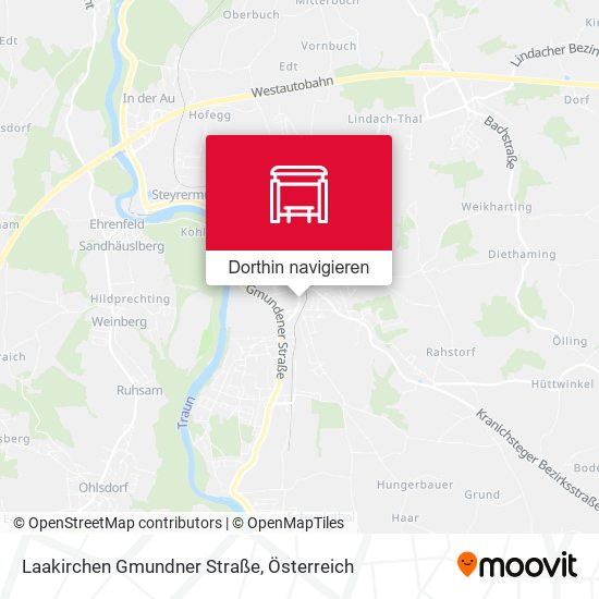 Laakirchen Gmundner Straße Karte