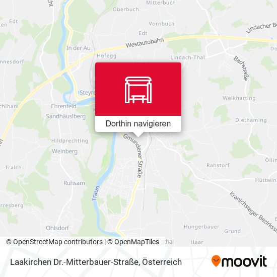 Laakirchen Dr.-Mitterbauer-Straße Karte