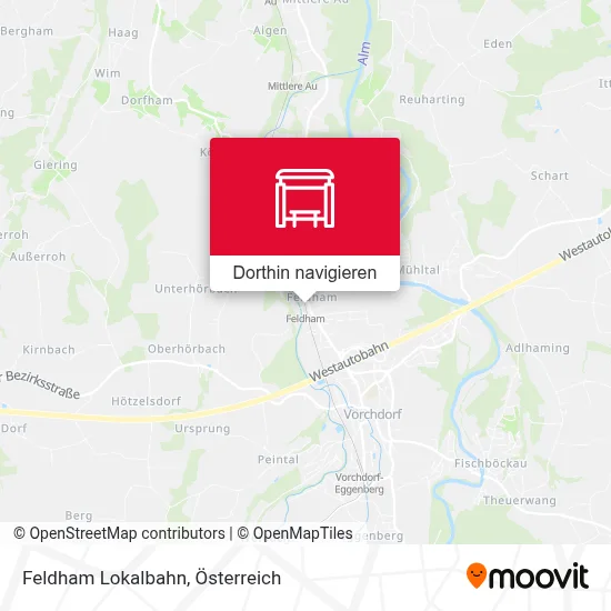 Feldham Lokalbahn Karte