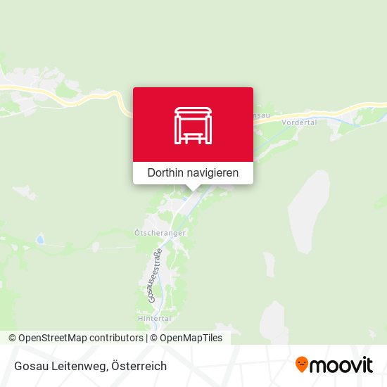 Gosau Leitenweg Karte