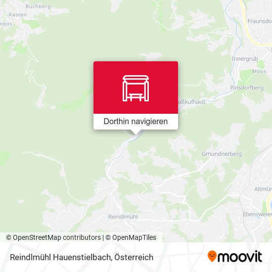 Reindlmühl Hauenstielbach Karte