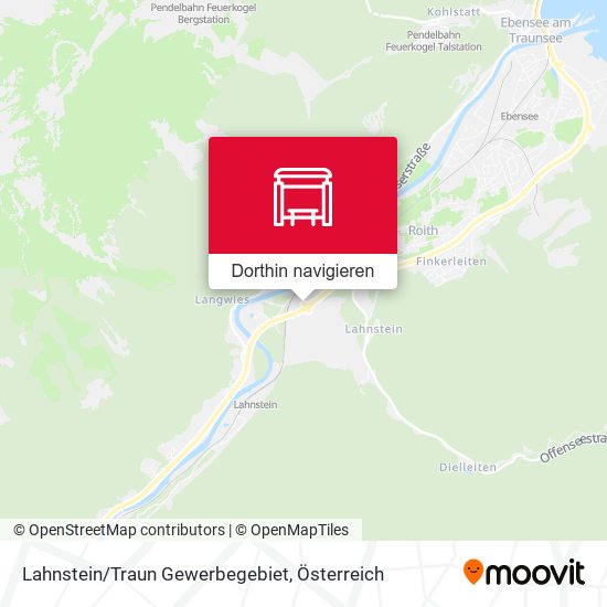 Lahnstein/Traun Gewerbegebiet Karte