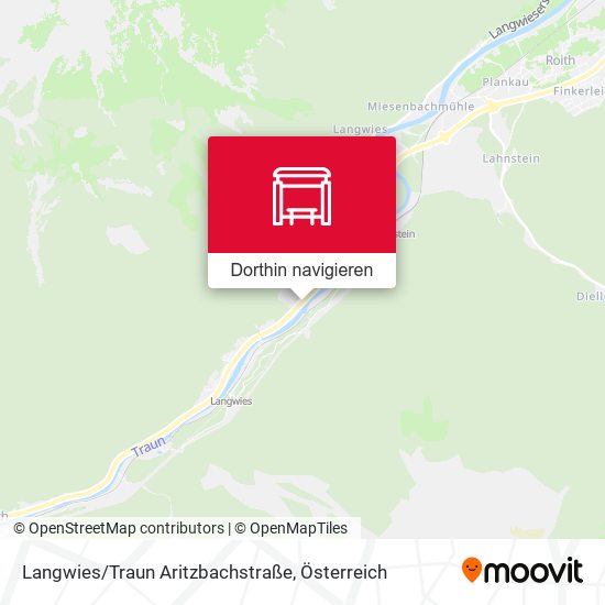 Langwies/Traun Aritzbachstraße Karte