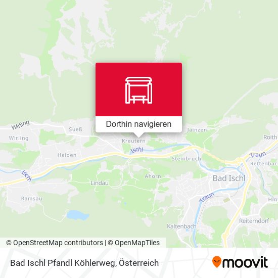 Bad Ischl Pfandl Köhlerweg Karte