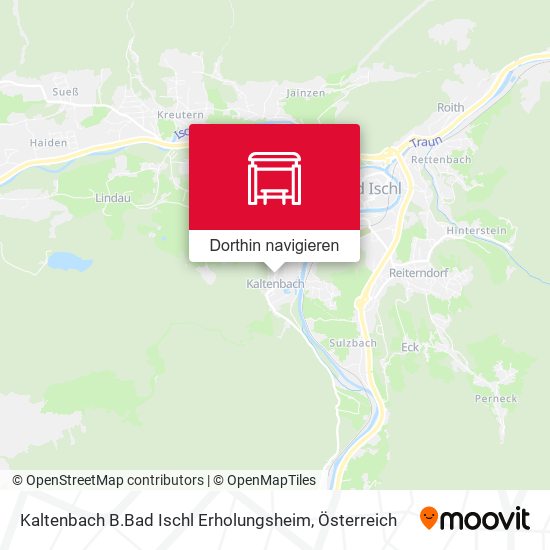 Kaltenbach B.Bad Ischl Erholungsheim Karte