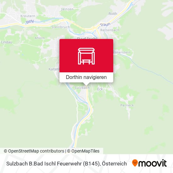 Sulzbach B.Bad Ischl Feuerwehr (B145) Karte