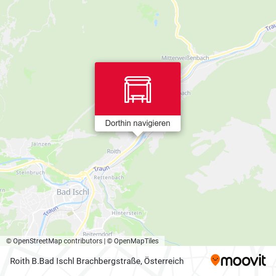 Roith B.Bad Ischl Brachbergstraße Karte