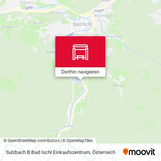 Sulzbach B.Bad Ischl Einkaufszentrum Karte
