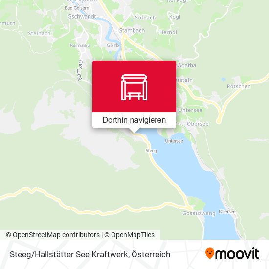 Steeg / Hallstätter See Kraftwerk Karte