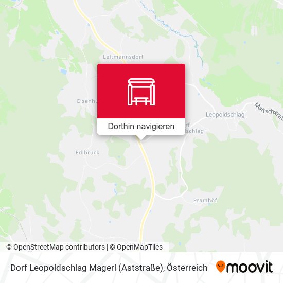 Dorf Leopoldschlag Magerl (Aststraße) Karte