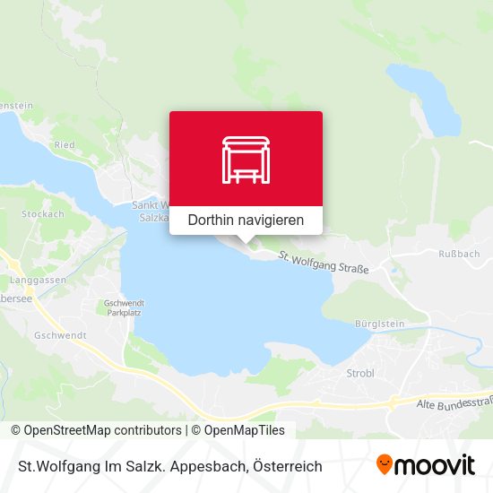 St.Wolfgang Im Salzk. Appesbach Karte