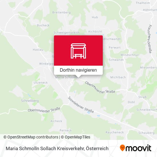 Maria Schmolln Sollach Kreisverkehr Karte