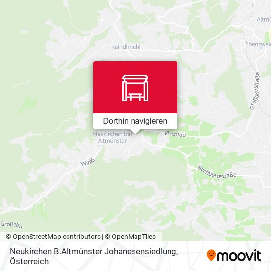 Neukirchen B.Altmünster Johanesensiedlung Karte