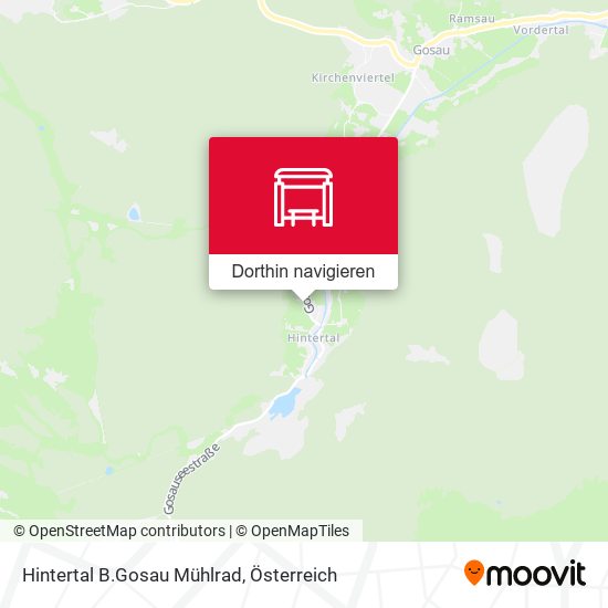 Hintertal B.Gosau Mühlrad Karte